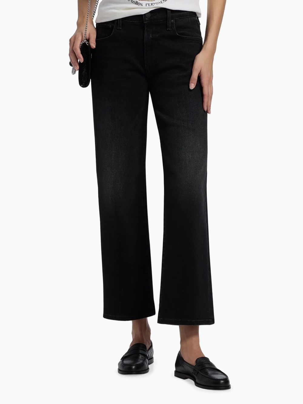 MOTHER The Rambler Mid-Rise Zip Flood Jeans 26